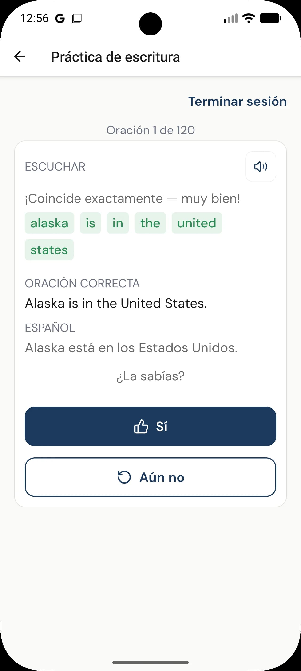 Practicar lectura y escritura